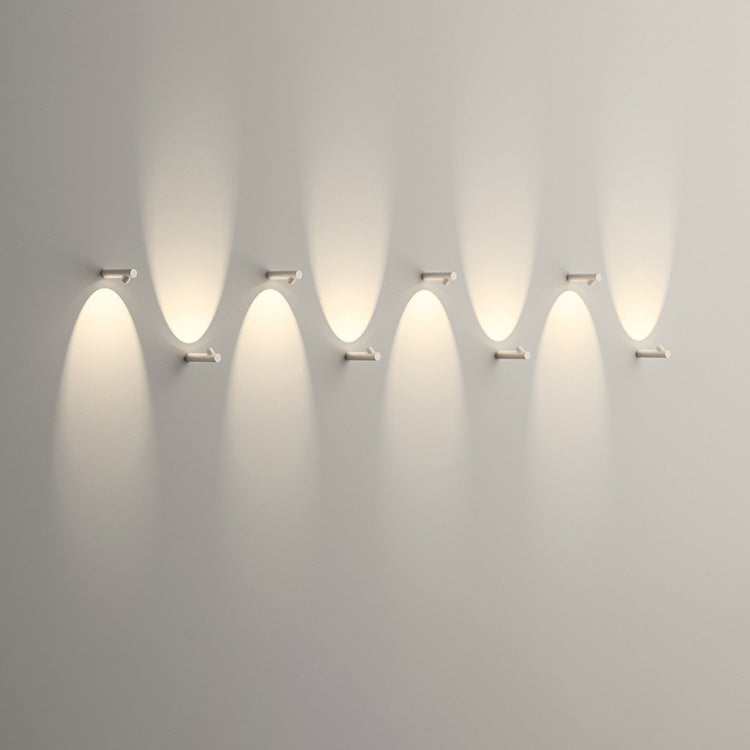 Modern Minimalist Aluminum Bamboo Knot LED Wall Sconce - Waterproof Outdoor Patio Lighting