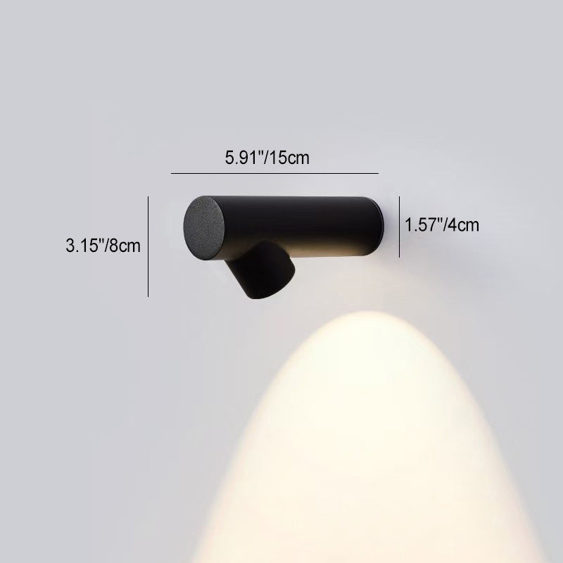 Modern Minimalist Aluminum Bamboo Knot LED Wall Sconce - Waterproof Outdoor Patio Lighting