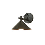 Modern Nordic Iron Geometric Cone Wall Sconce, 1-Light, Outdoor Waterproof Lamp for Garden