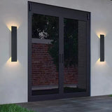 Modern Minimalist Long-Strip LED Wall Sconce – Aluminum & Acrylic, Waterproof Outdoor Patio Lighting