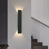 Modern Minimalist Long-Strip LED Wall Sconce – Aluminum & Acrylic, Waterproof Outdoor Patio Lighting