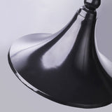 Contemporary Industrial Waterproof Horn-Shape Round Cone Wall Sconce – Aluminum & Acrylic 1-Light Outdoor Lamp