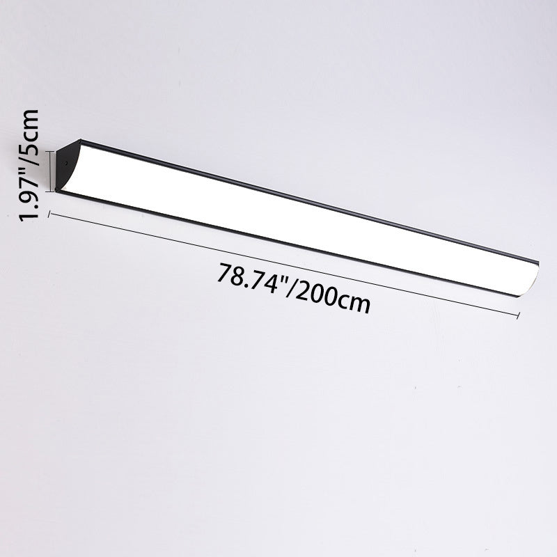 Modern Minimalist Waterproof LED Outdoor Wall Sconce — Rectangular Aluminum & Acrylic, Ideal for Garden