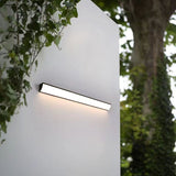 Modern Minimalist Waterproof LED Outdoor Wall Sconce — Rectangular Aluminum & Acrylic, Ideal for Garden