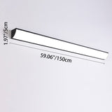 Modern Minimalist Waterproof LED Outdoor Wall Sconce — Rectangular Aluminum & Acrylic, Ideal for Garden