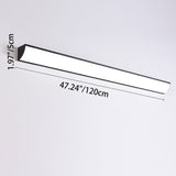 Modern Minimalist Waterproof LED Outdoor Wall Sconce — Rectangular Aluminum & Acrylic, Ideal for Garden