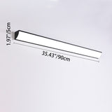 Modern Minimalist Waterproof LED Outdoor Wall Sconce — Rectangular Aluminum & Acrylic, Ideal for Garden