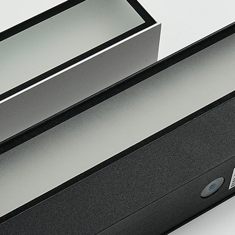 Sleek Modern Minimalist Rectangular LED Bar Wall Sconce – Waterproof Aluminum Garden Light