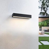 Sleek Modern Minimalist Rectangular LED Bar Wall Sconce – Waterproof Aluminum Garden Light