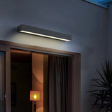 Sleek Modern Minimalist Rectangular LED Bar Wall Sconce – Waterproof Aluminum Garden Light