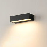 Sleek Modern Minimalist Rectangular LED Bar Wall Sconce – Waterproof Aluminum Garden Light