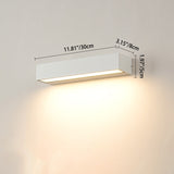 Sleek Modern Minimalist Rectangular LED Bar Wall Sconce – Waterproof Aluminum Garden Light
