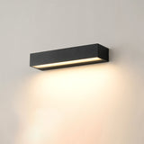 Sleek Modern Minimalist Rectangular LED Bar Wall Sconce – Waterproof Aluminum Garden Light