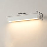 Sleek Modern Minimalist Rectangular LED Bar Wall Sconce – Waterproof Aluminum Garden Light