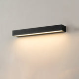 Sleek Modern Minimalist Rectangular LED Bar Wall Sconce – Waterproof Aluminum Garden Light
