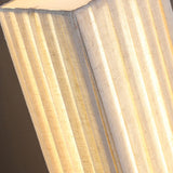 Traditional Japanese-Style Walnut Wood Floor Lamp with Rectangular Column and Fabric Shade — LED Living Room Standing Lamp