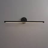 Modern Copper Minimalist LED Wall Sconce with Acrylic Strip – Sleek Vanity Light for Bathroom