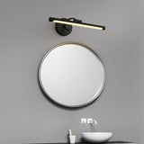 Modern Copper Minimalist LED Wall Sconce with Acrylic Strip – Sleek Vanity Light for Bathroom