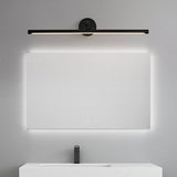 Modern Copper Minimalist LED Wall Sconce with Acrylic Strip – Sleek Vanity Light for Bathroom