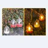 Modern Minimal Solar LED Candle Light – Waterproof ABS, Silica Round Heart Design for Outdoor Garden Landscape