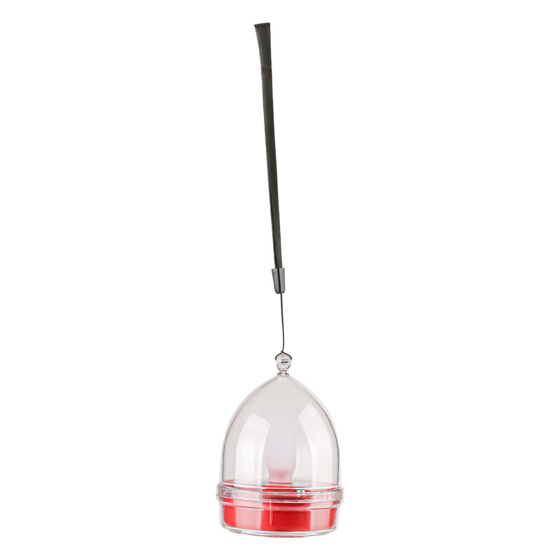 Modern Minimal Solar LED Candle Light – Waterproof ABS, Silica Round Heart Design for Outdoor Garden Landscape