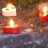 Modern Minimal Solar LED Candle Light – Waterproof ABS, Silica Round Heart Design for Outdoor Garden Landscape