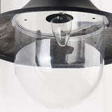 Contemporary Industrial Weatherproof Wall Sconce - Aluminum PVC Conical Horn, 1-Light Outdoor Patio Lamp