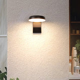Modern Minimalist Waterproof Rotatable LED Wall Sconce Lamp – Aluminum & PC, Square or Round, for Outdoor Patio