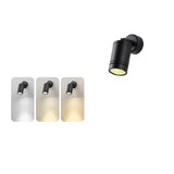 Modern Waterproof Aluminum LED Wall Sconce with Adjustable Cylinder Long Pole for Outdoor Patio