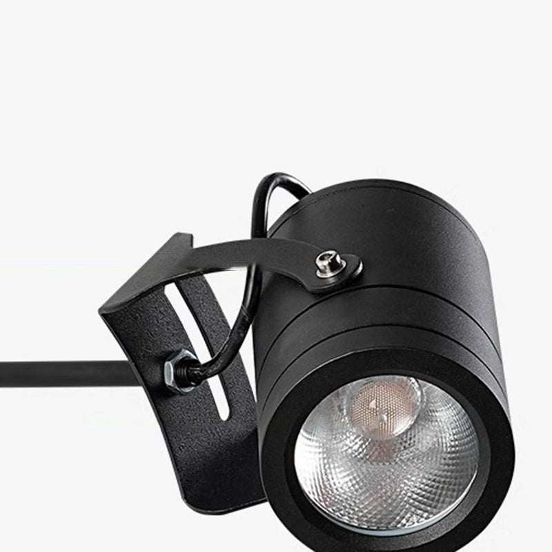 Modern Waterproof Aluminum LED Wall Sconce with Adjustable Cylinder Long Pole for Outdoor Patio