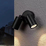 Modern Waterproof Aluminum LED Wall Sconce with Adjustable Cylinder Long Pole for Outdoor Patio