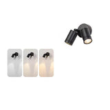 Modern Waterproof Aluminum LED Wall Sconce with Adjustable Cylinder Long Pole for Outdoor Patio