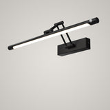 Modern Simplicity Iron PC Waterproof Motion-Sensor LED Wall Sconce with Adjustable Strip Vanity Light for Bathroom