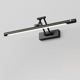 Modern Simplicity Iron PC Waterproof Motion-Sensor LED Wall Sconce with Adjustable Strip Vanity Light for Bathroom