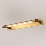 Modern Minimalist Iron & Acrylic Waterproof Rotatable LED Strip Wall Sconce for Bathroom Vanity