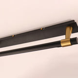 Modern Minimalist Iron & Acrylic Waterproof Rotatable LED Strip Wall Sconce for Bathroom Vanity