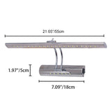 Modern Stainless Steel LED Vanity Wall Sconce — Sleek Minimalist Bathroom Lighting