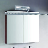 Modern Stainless Steel LED Vanity Wall Sconce — Sleek Minimalist Bathroom Lighting