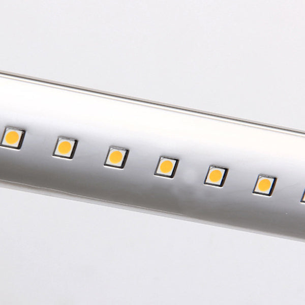 Modern Stainless Steel LED Vanity Wall Sconce — Sleek Minimalist Bathroom Lighting