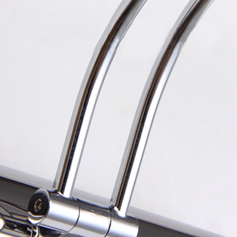 Modern Stainless Steel LED Vanity Wall Sconce — Sleek Minimalist Bathroom Lighting