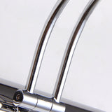 Modern Stainless Steel LED Vanity Wall Sconce — Sleek Minimalist Bathroom Lighting