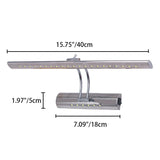 Modern Stainless Steel LED Vanity Wall Sconce — Sleek Minimalist Bathroom Lighting