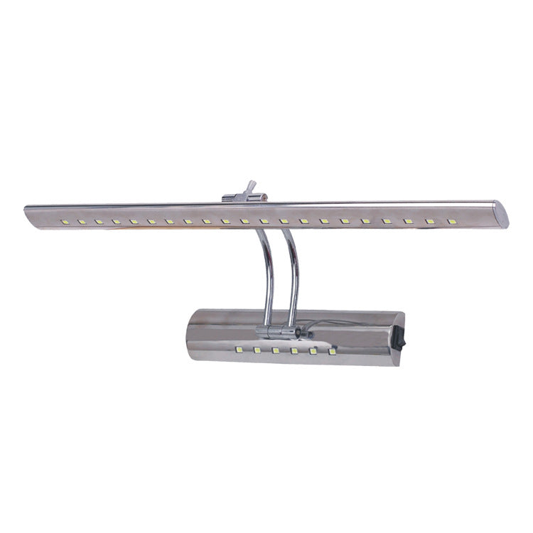 Modern Stainless Steel LED Vanity Wall Sconce — Sleek Minimalist Bathroom Lighting