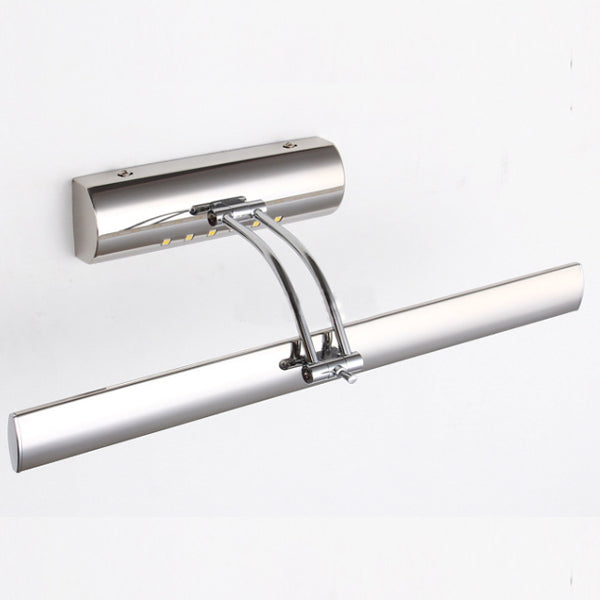 Modern Stainless Steel LED Vanity Wall Sconce — Sleek Minimalist Bathroom Lighting