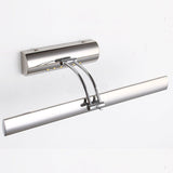Modern Stainless Steel LED Vanity Wall Sconce — Sleek Minimalist Bathroom Lighting