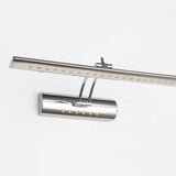 Modern Stainless Steel LED Vanity Wall Sconce — Sleek Minimalist Bathroom Lighting