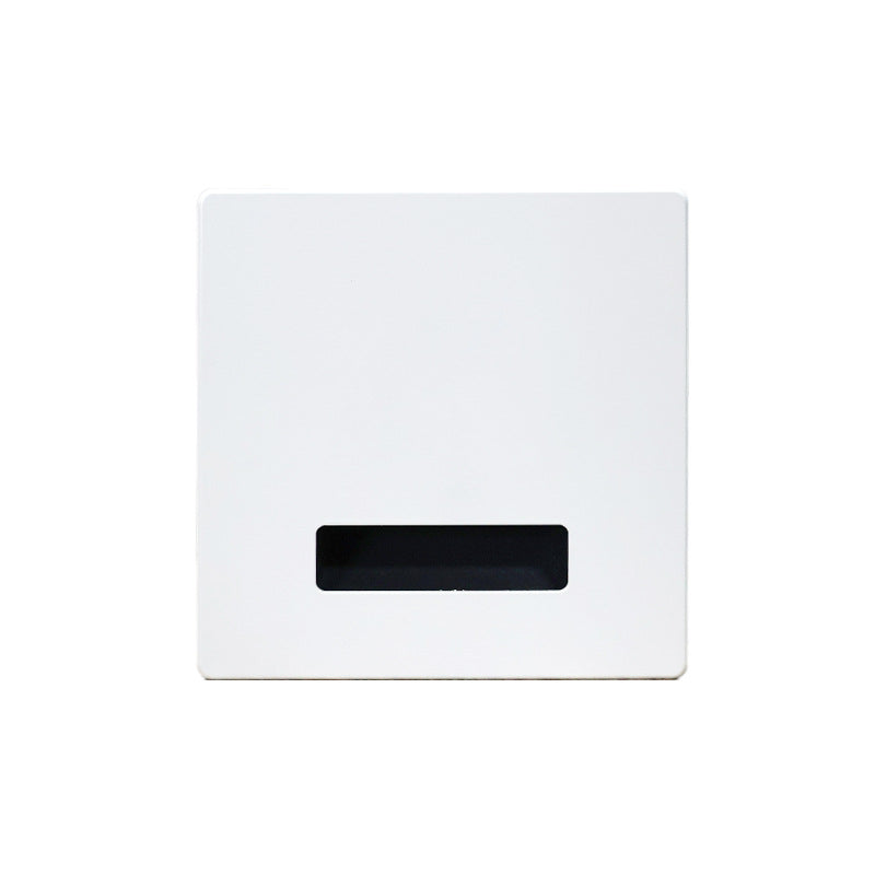 Modern Minimalist Waterproof LED Recessed Wall Sconce — Square Aluminum Alloy Body with PC Lens for Hallways
