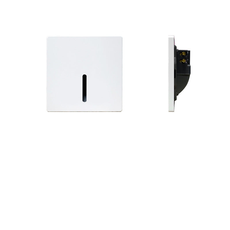 Modern Minimalist Waterproof LED Recessed Wall Sconce — Square Aluminum Alloy Body with PC Lens for Hallways