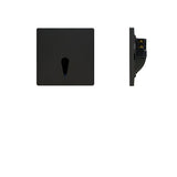 Modern Minimalist Waterproof LED Recessed Wall Sconce — Square Aluminum Alloy Body with PC Lens for Hallways