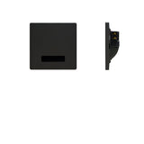 Modern Minimalist Waterproof LED Recessed Wall Sconce — Square Aluminum Alloy Body with PC Lens for Hallways